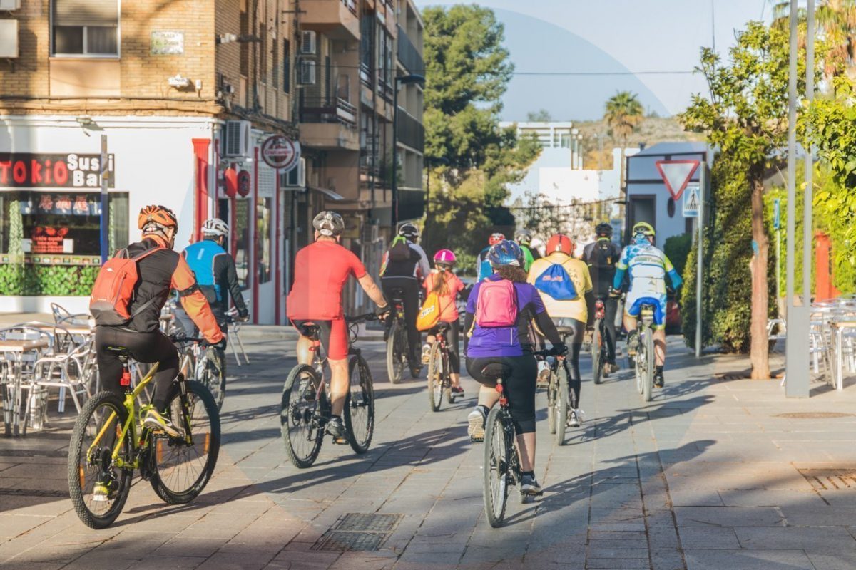 Participantes durante la carrera