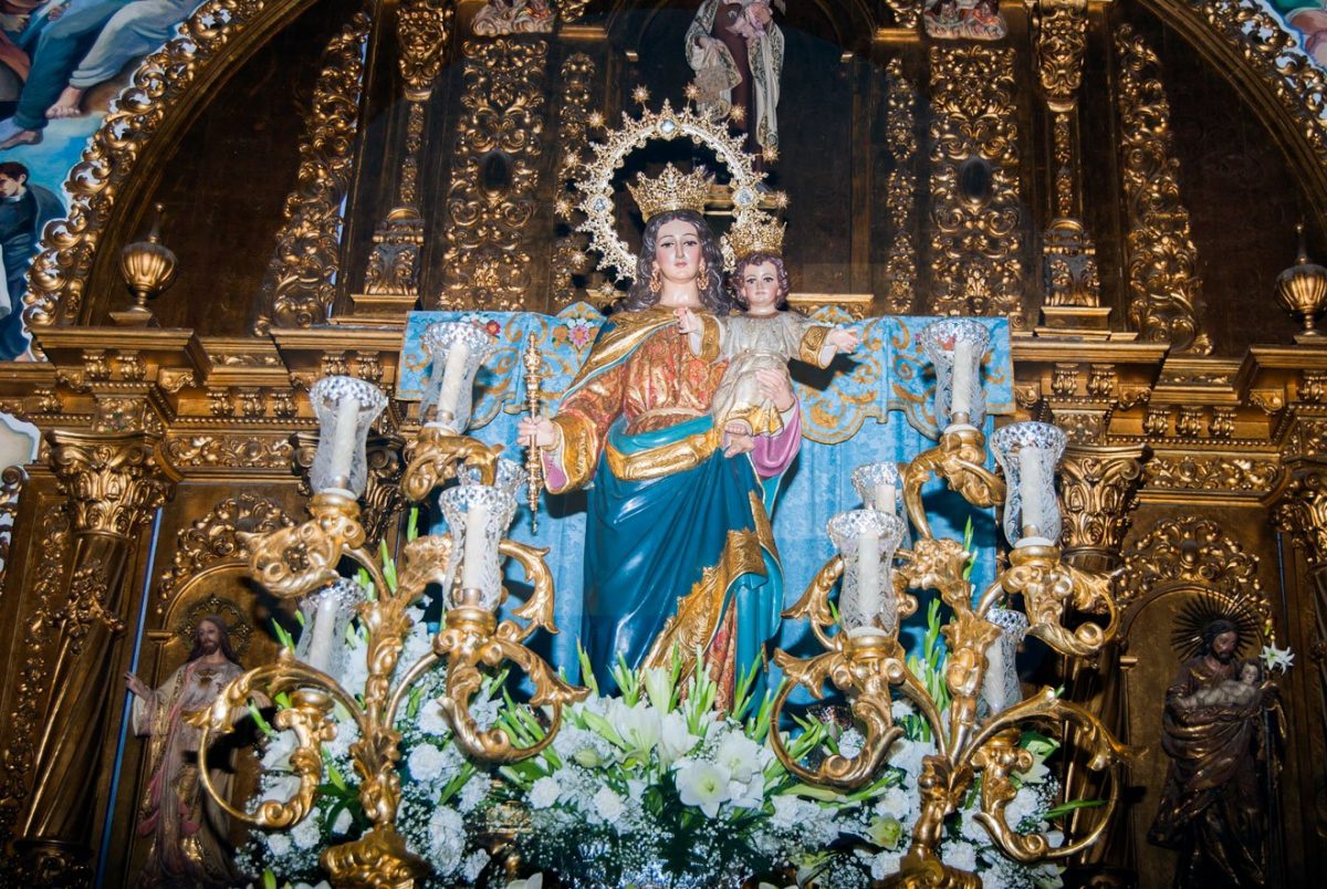 María Auxiliadora en la Capilla del Carmen