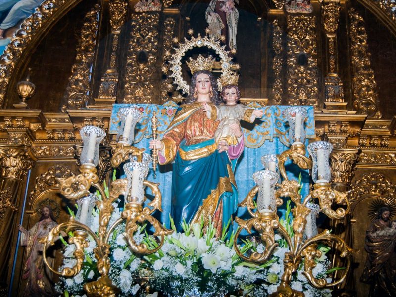 María Auxiliadora en la Capilla del Carmen