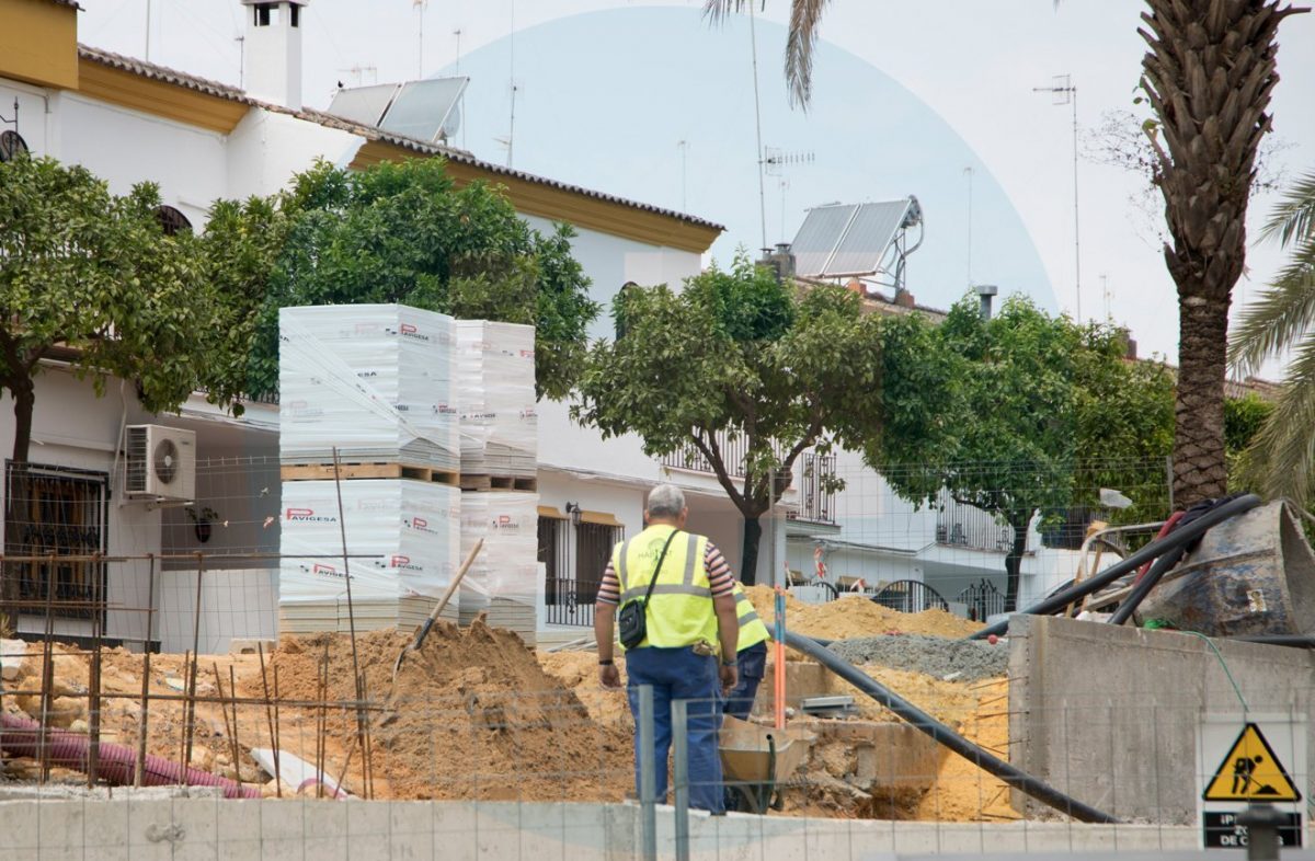 Obras en el Callejón del Huerto