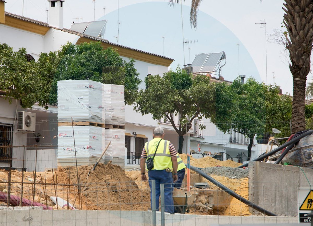 Obras en el Callejón del Huerto