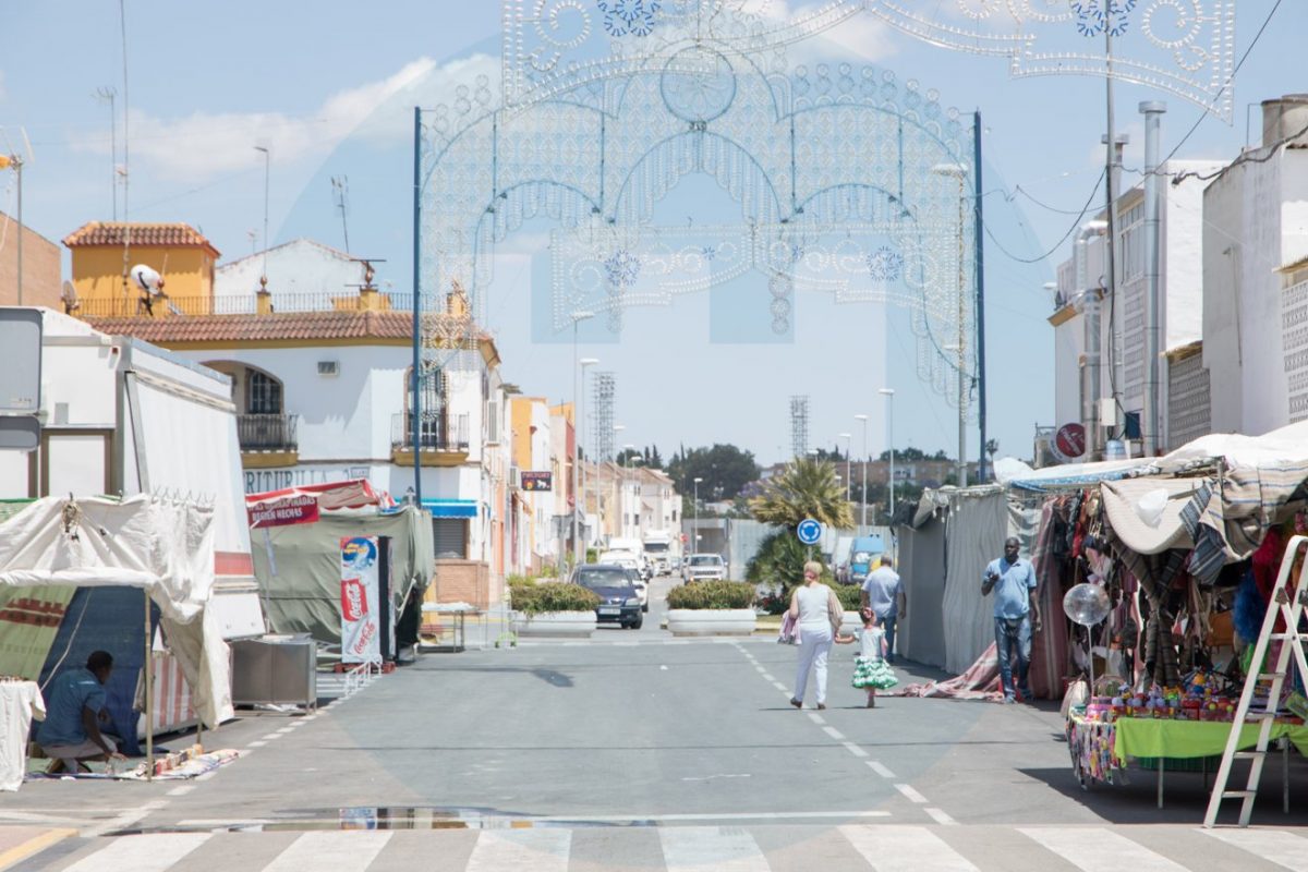 Ambiente de feria domingo