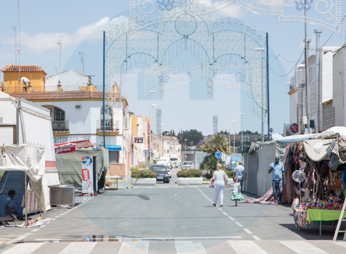Ambiente de feria domingo