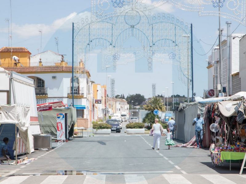 Ambiente de feria domingo