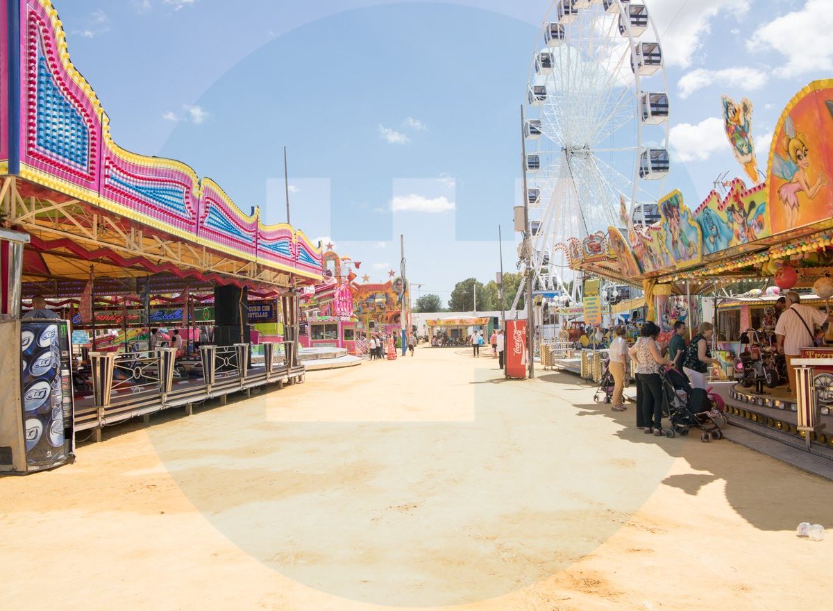 Ambiente de feria domingo