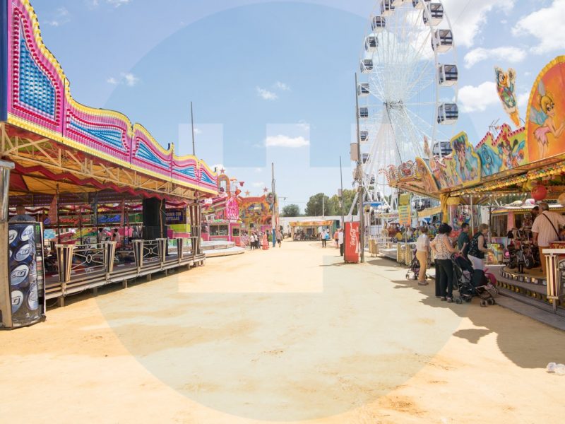 Ambiente de feria domingo