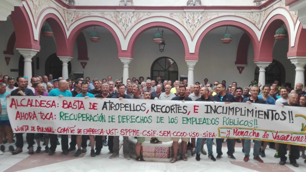 Anterior protesta sindical /LVA