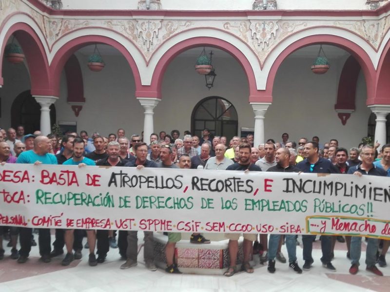 Anterior protesta sindical /LVA