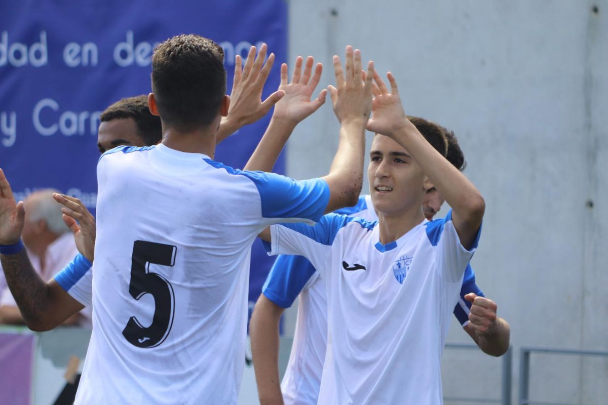 El Alcalá celebra uno de los goles /CD Alcalá