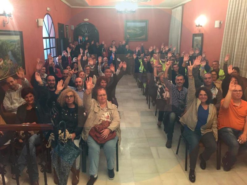 Asamblea de trabajadores del Ayuntamiento /LVA