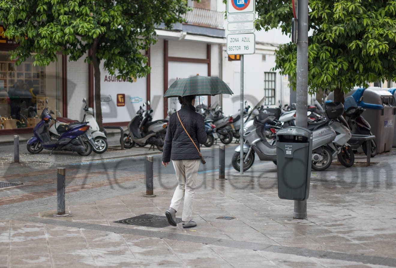 Día de lluvia en Sevilla