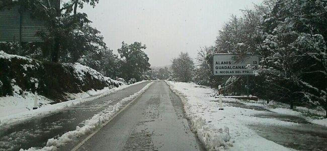 carretera-nieve-alanis-guadalcanal-meteogerena