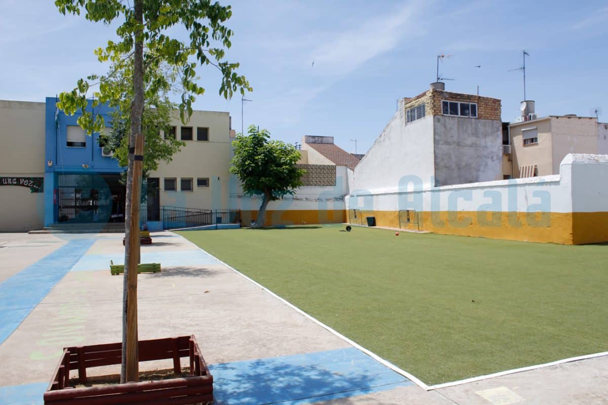 Patio del CEIP Manuel Alonso