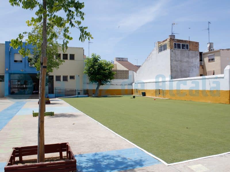 Patio del CEIP Manuel Alonso