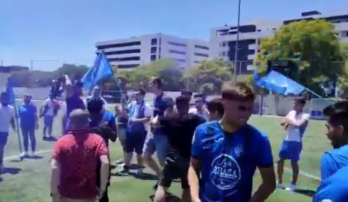 CD Alcalá tras el partido contra el Ciudad Jardín / RRSS