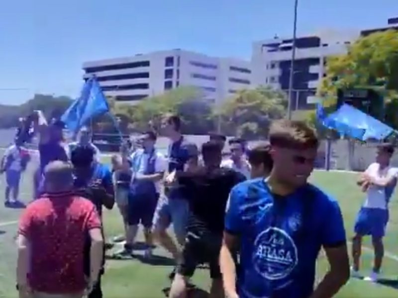 CD Alcalá tras el partido contra el Ciudad Jardín / RRSS