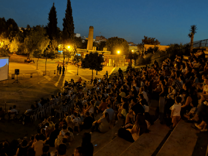 Cine de verano del Parque Centro de Alcalá. LVA