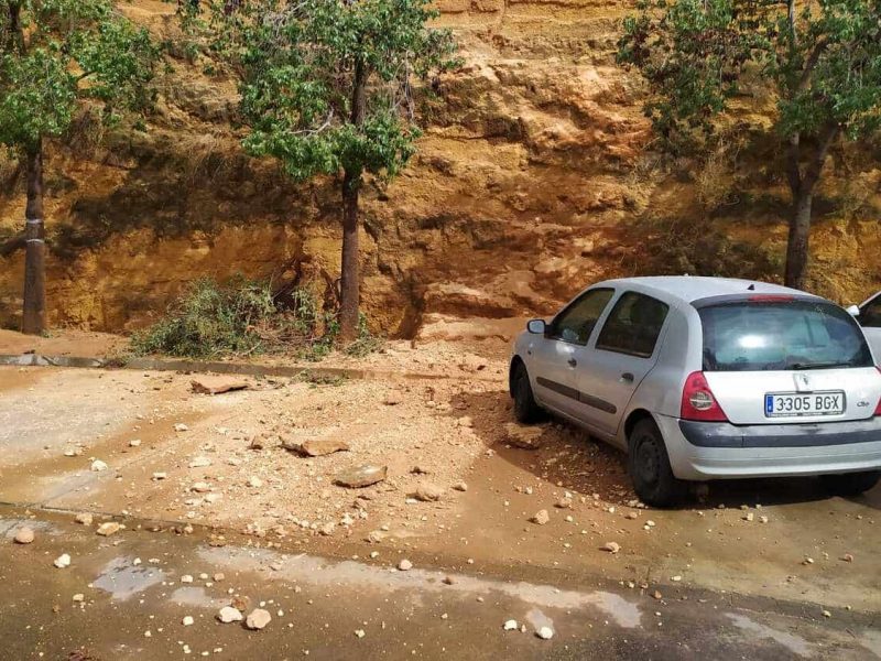 Desprendimiento en el Callejón del Huerto / PP