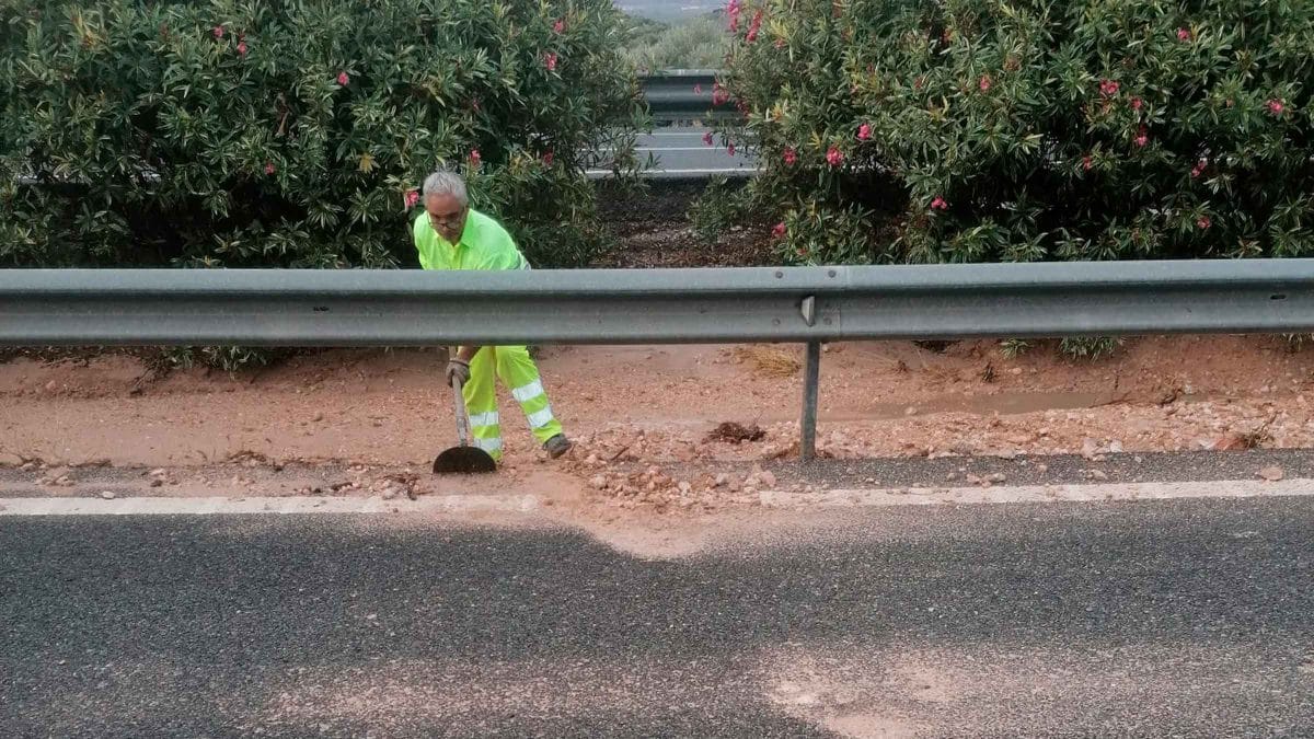 Imagen de incidencias de lluvias en la Sierra Sur de Sevilla / LVA