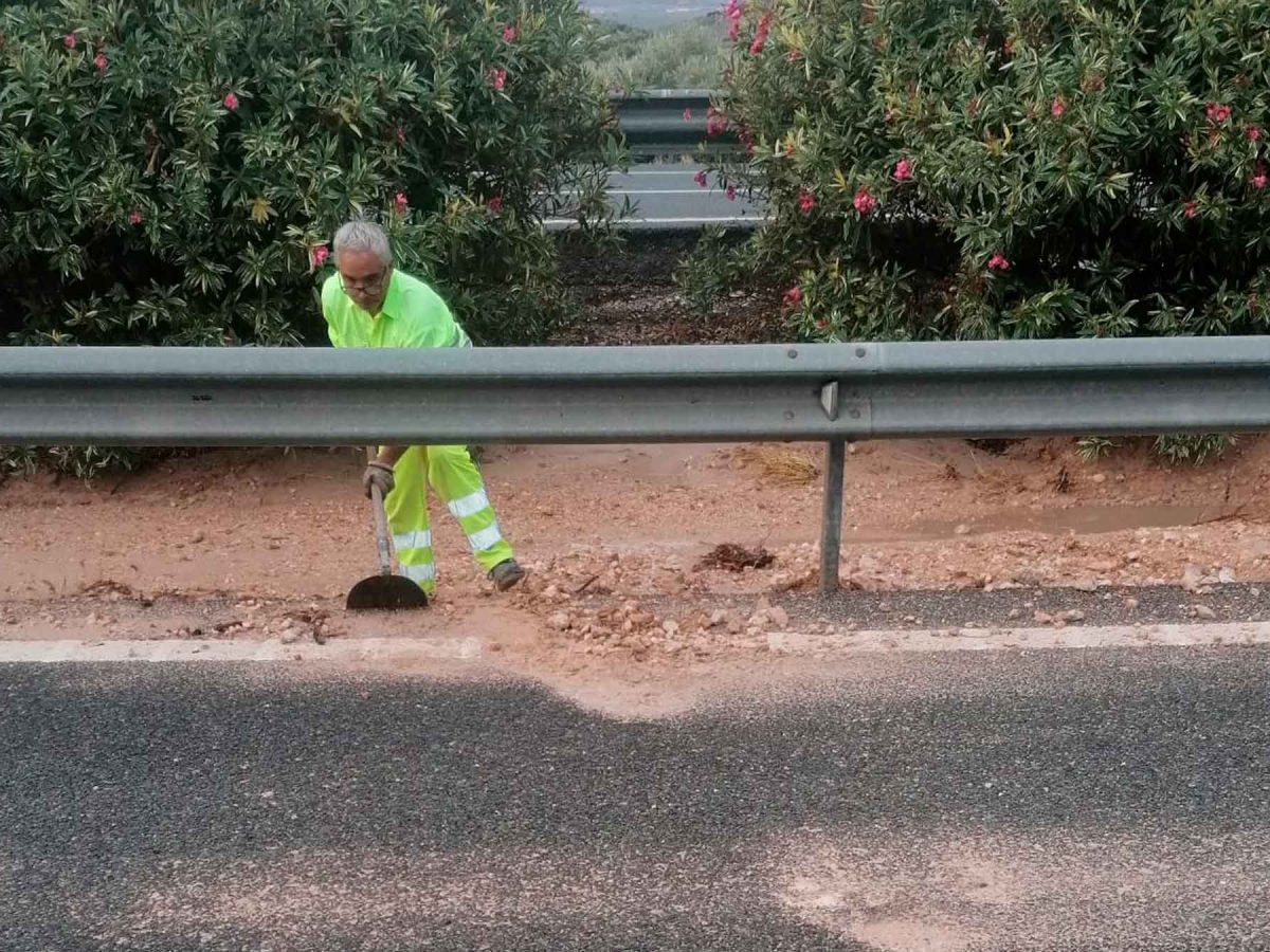 Imagen de incidencias de lluvias en la Sierra Sur de Sevilla / LVA