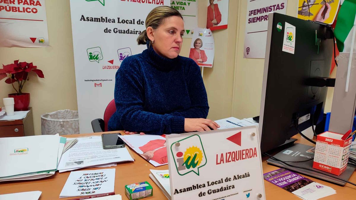 Nadia Ríos en el despacho del Grupo municipal / Lva