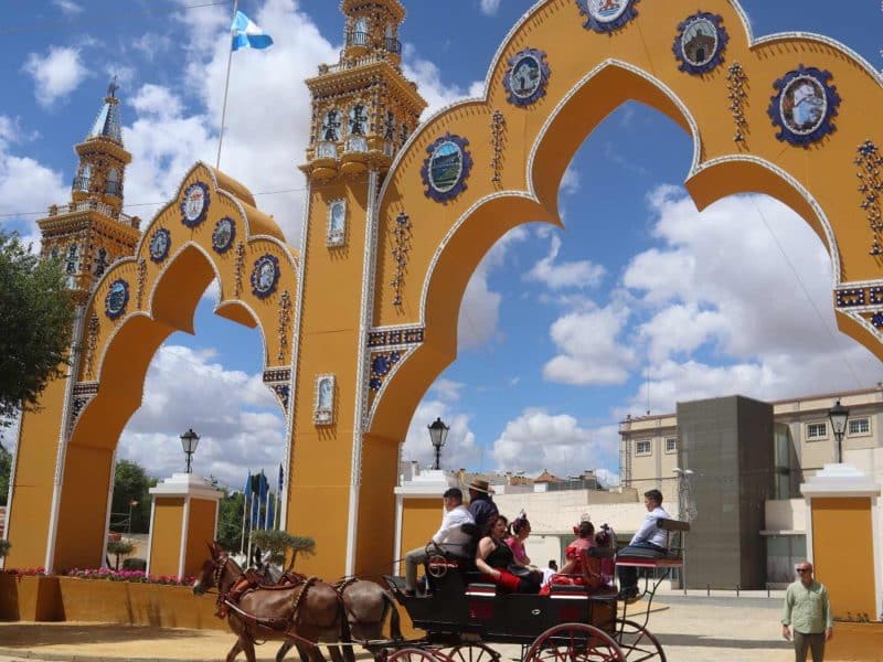 La Portada de la Feria de Alcalá del pasado año