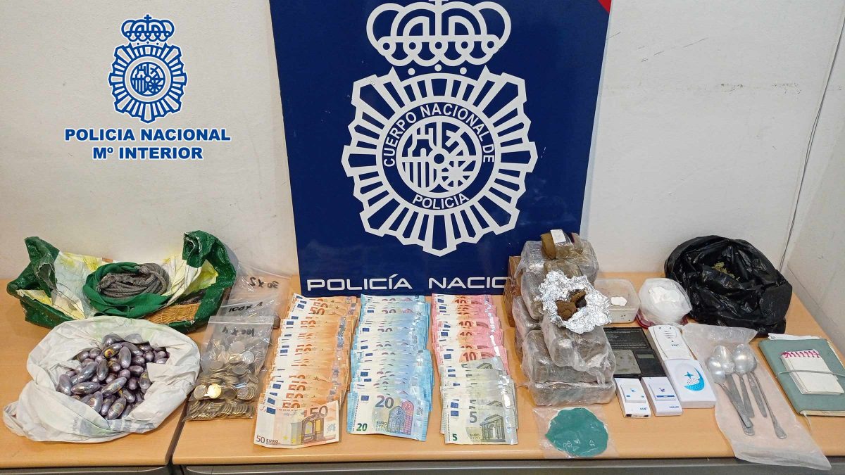 Hachís, cocaína y dinero en efectivo forman parte de la lista de incautaciones derivadas del caso