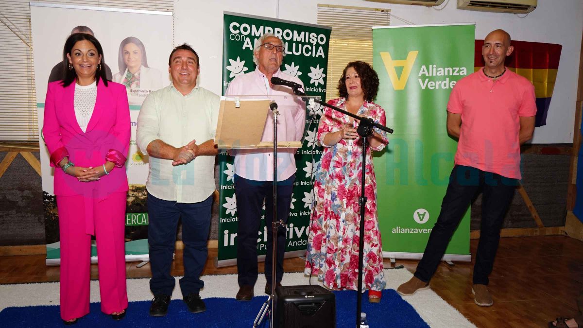 Presentación de la candidatura de Con Andalucía. Víctor Fernández
