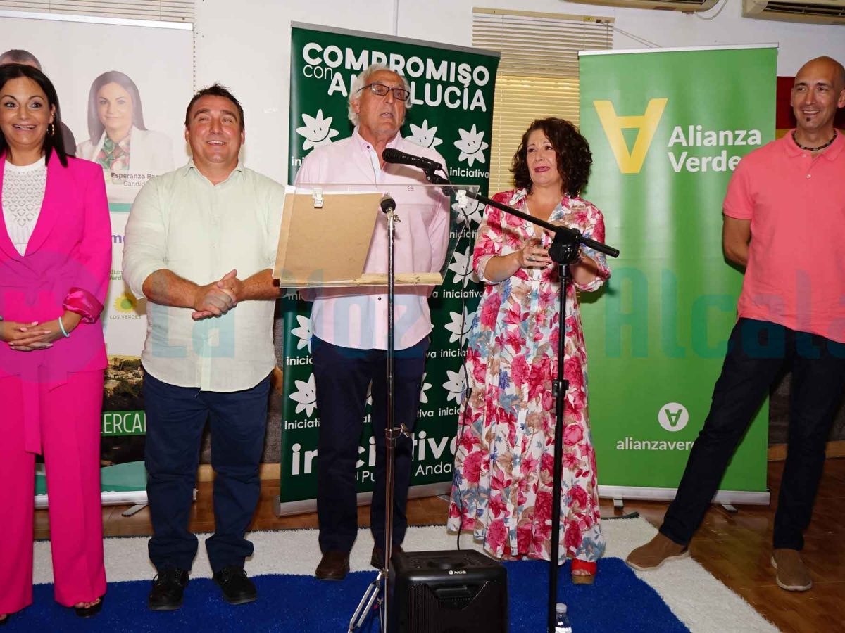 Presentación de la candidatura de Con Andalucía. Víctor Fernández