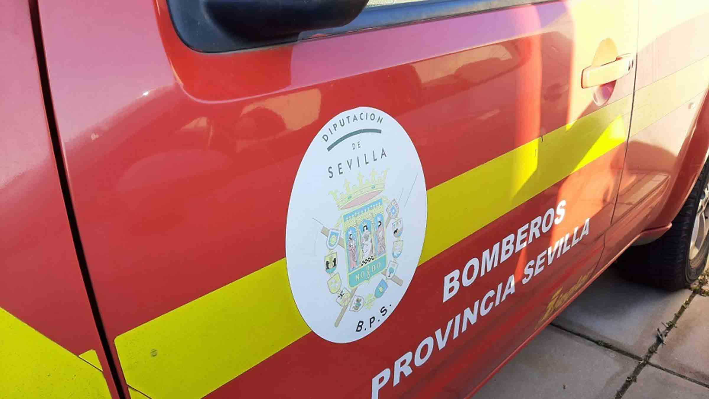 Los Bomberos de Sevilla se ocuparon de evacuar a la herida grave