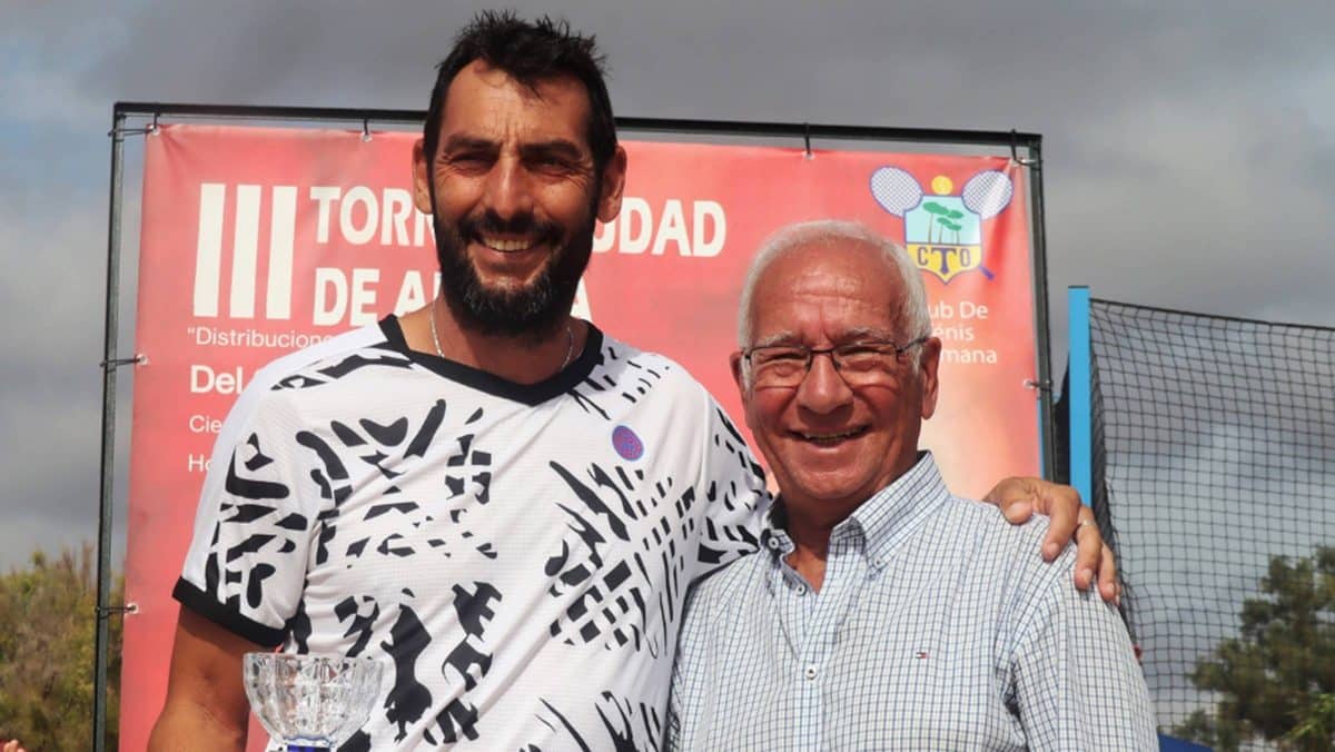 El campeón del Ciudad de Alcalá, en el Club de Tenis Oromana