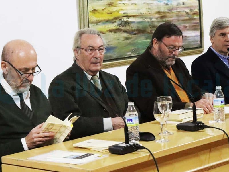 Antonio Cáceres, Jacobo Cortines, Juan Lamillar y Víctor Jiménez en el Museo.