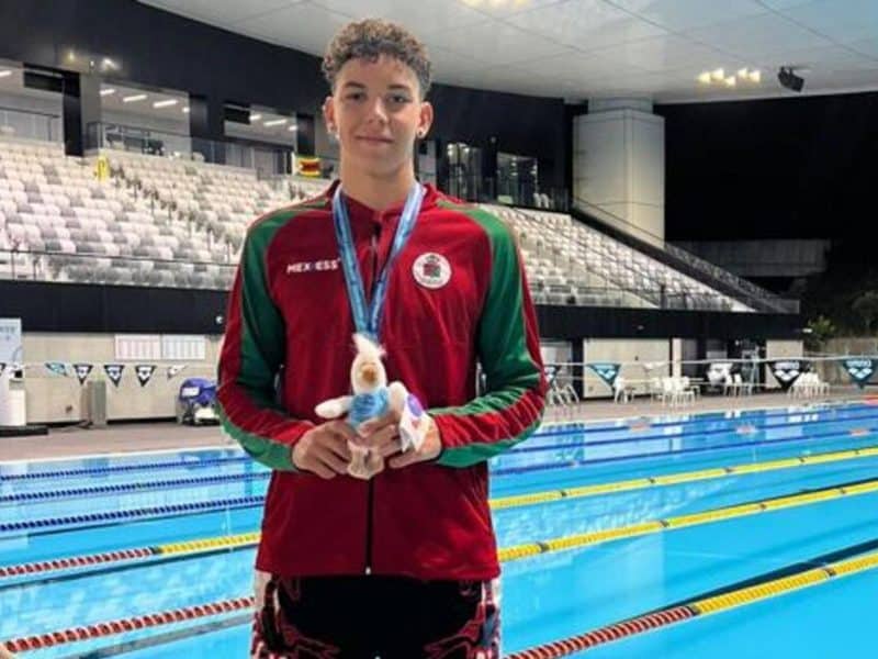 Illias El Fallaki tras una competición
