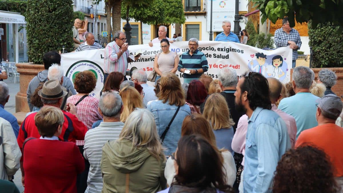 Concentración por la Sanidad Pública en La Plazuela
