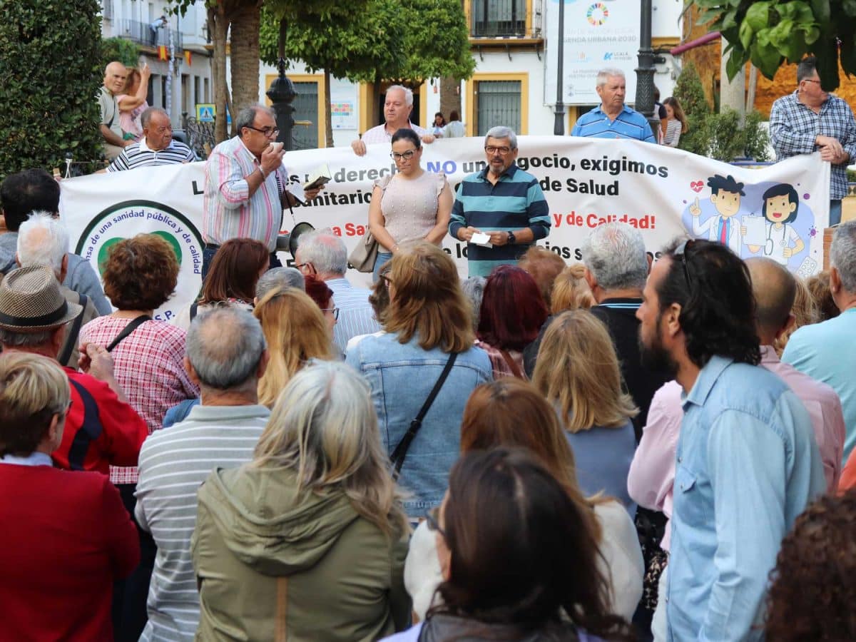 Concentración por la Sanidad Pública en La Plazuela