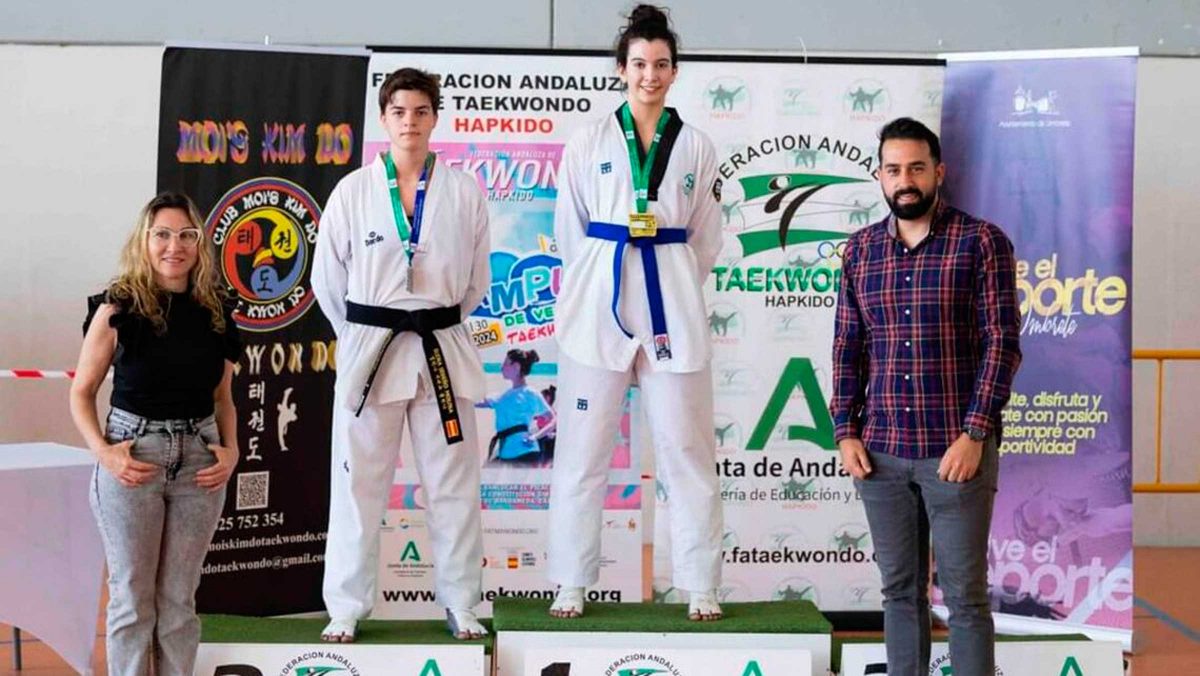 Amanda Jiménez, campeona de Andalucía Junior de taekwondo