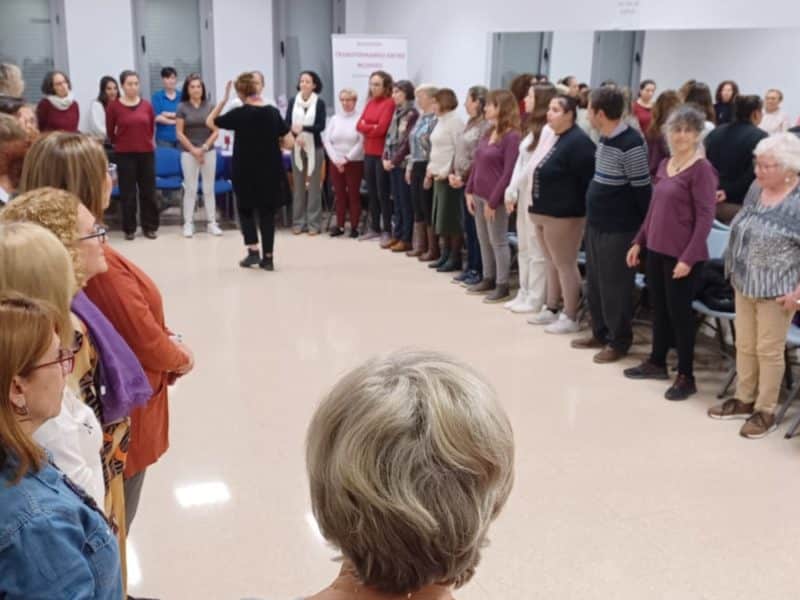 Taller de la asociación "Transformando entre Mujeres", en Alcalá de Guadaíra