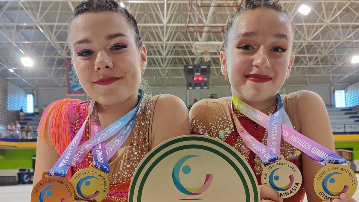 Aitana Amarillo y Paola Muñoz ganan la Copa de Andalucía de gimnasia rítmica