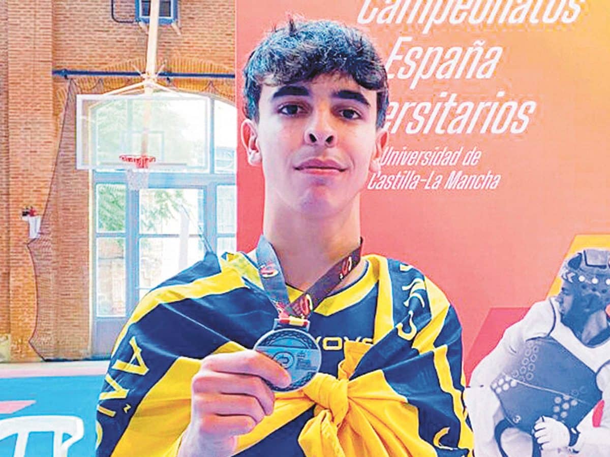 Pablo Luque en el campeonato de españa de universidades