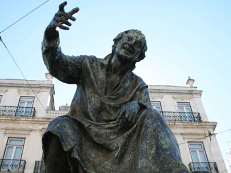 Escultura de Antonio Ribeiro Chiado. Archivo Sandra Dugan.