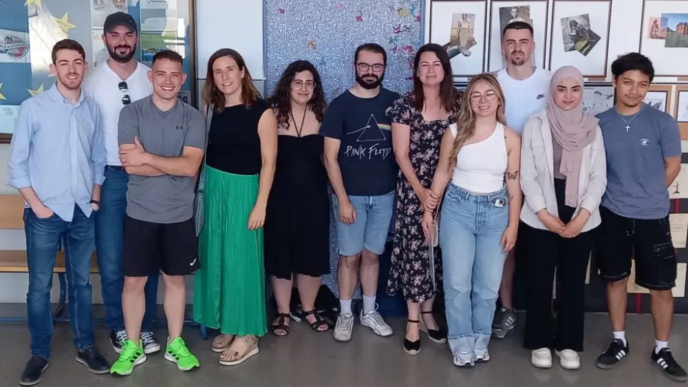 Alumnos del IES Cristóbal de Monroy que han cursado prácticas en Europa. LVA