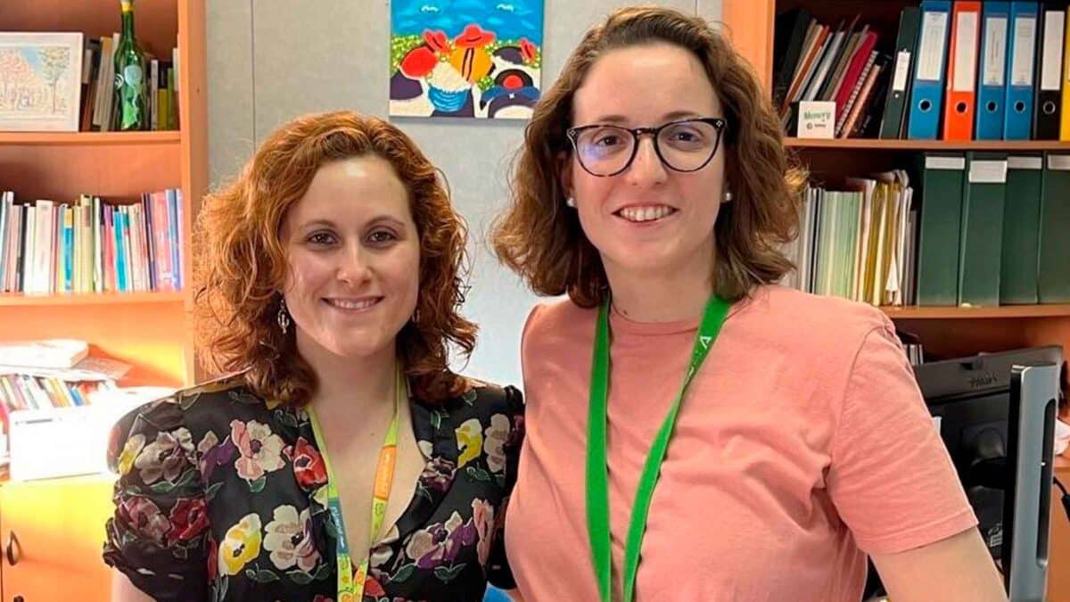 Beatriz Girado y Elena García, enfermeras alcalareñas. LVA