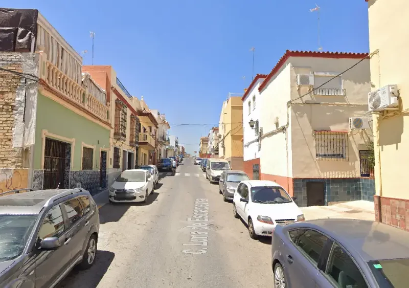 Calle Luna de Escacena de Alcalá. Google Maps