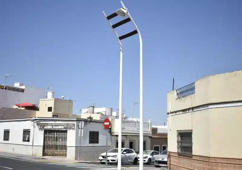 Farolas de la calle Silos. LVA