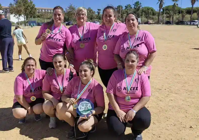 Las chicas del CP Alcalá en Isla Cristina