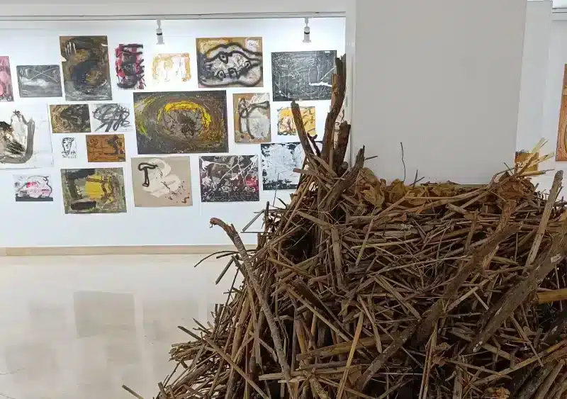 Exposición Movimiento y Materia en el Salón 1 de la Casa de la Cultura / Alejandro Vela