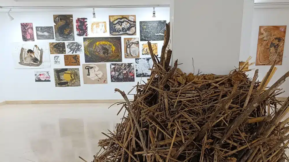 Exposición Movimiento y Materia en el Salón 1 de la Casa de la Cultura / Alejandro Vela
