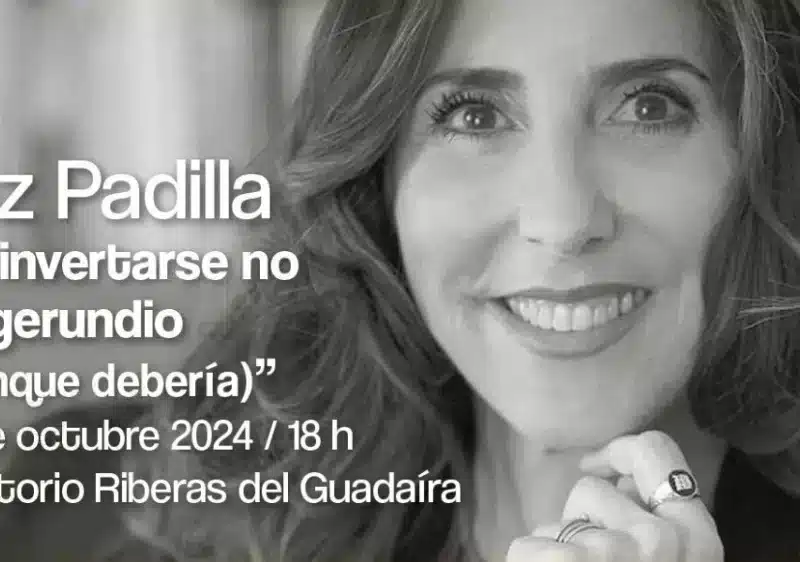 Cartel de Conversaciones de vida de Paz Padilla. Lva