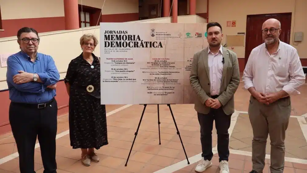 El Ayuntamiento, en colaboración con entidades locales, organiza las Jornadas de Memoria Democrática del 9 al 31 de octubre. - AYUNTAMIENTO DE ALCALÁ DE GUADAÍRA.