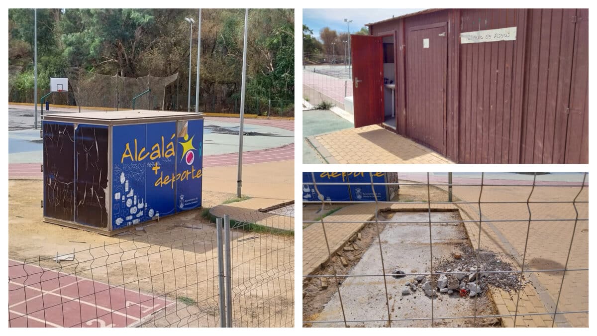 Instalaciones del polideportivo San Juan de Alcalá. PP de Alcalá